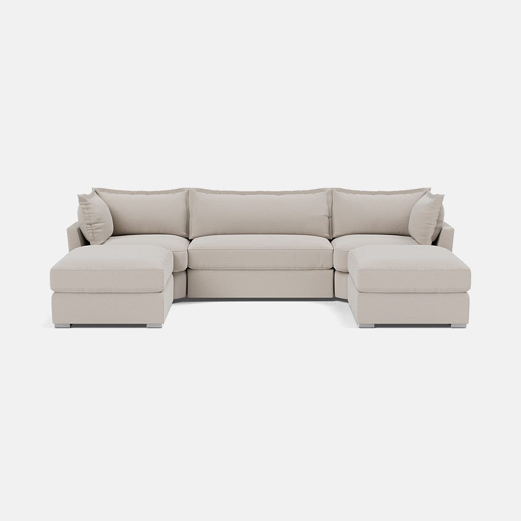 Canapé d'angle en U Primrose Luxe Chenille - Second Nature