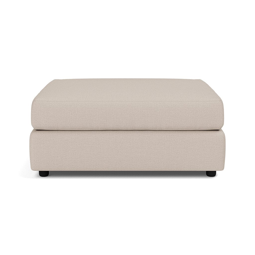 Ensemble de canapé d'angle et repose-pieds double Soho Luxe Chenille - Thé blanc