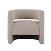 Fauteuil d'appoint Heidi Luxe en chenille - Pierre de quartz 