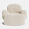 Chaise pivotante Joan - Vison ivoire 