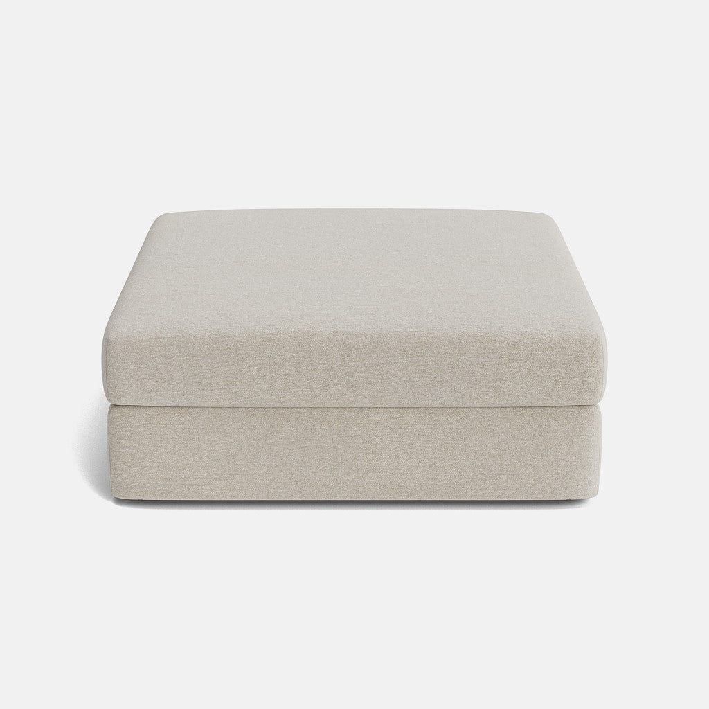 Repose-pieds Chesham Luxe Chenille - Vanille Givrée 