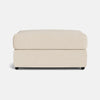 Hatton Textured Chenille Footstool -  Sandcastle