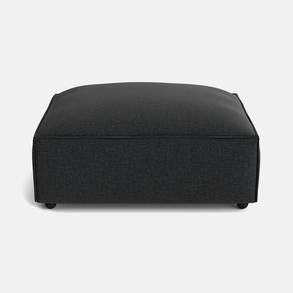 Petit repose-pieds Marylebone Luxe en chenille - Midnight Sky 