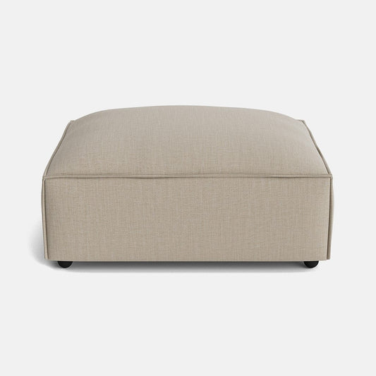 Marylebone Luxe Chenille Small Footstool - Soft Truffle