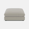 Savoy Luxe Chenille Footstool - Pebble Beach