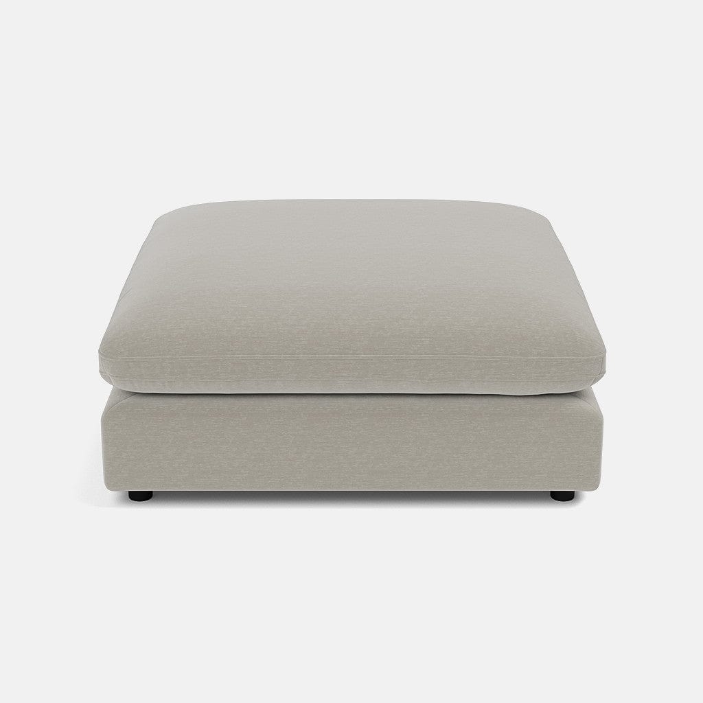 Repose-pieds Savoy Luxe en chenille - Pebble Beach 