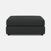 Soho Luxe Chenille Footstool - Thunder Sky