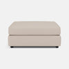 Soho Luxe Chenille Footstool - White Tea