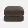 The Dreamer Luxe Chenille Footstool - Moody Mocha
