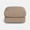 The Dreamer Soft Linen Look Footstool - Vanilla Latte
