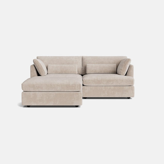 Ensemble Berkeley Luxe Chenille 3 places et repose-pieds - Porcelaine