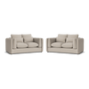 Ensemble canapé 2 places et 2 places Marlow Luxe Chenille - Superbe Greige