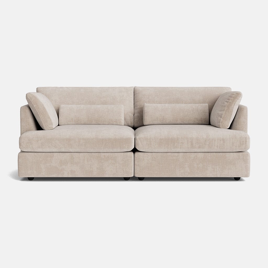 Berkeley Luxe Chenille 3 places - Porcelaine