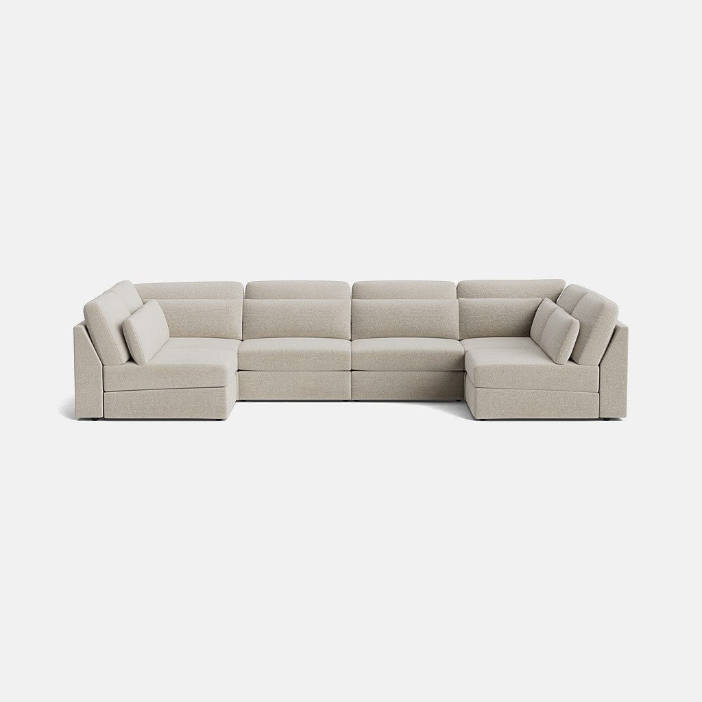 Chesham Luxe Chenille XL en forme de U à extrémité ouverte – Vanilla Frost 
