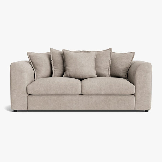 Canapé 3 places Clapham Luxe en chenille - Lin d'été 