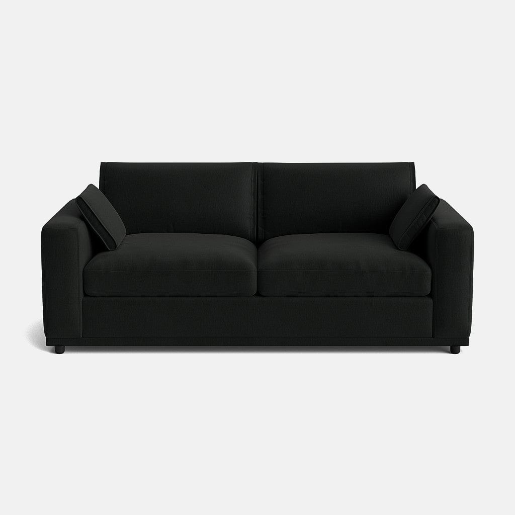 Canapé 3 places Edgware Luxe Chenille - Anthracite foncé 