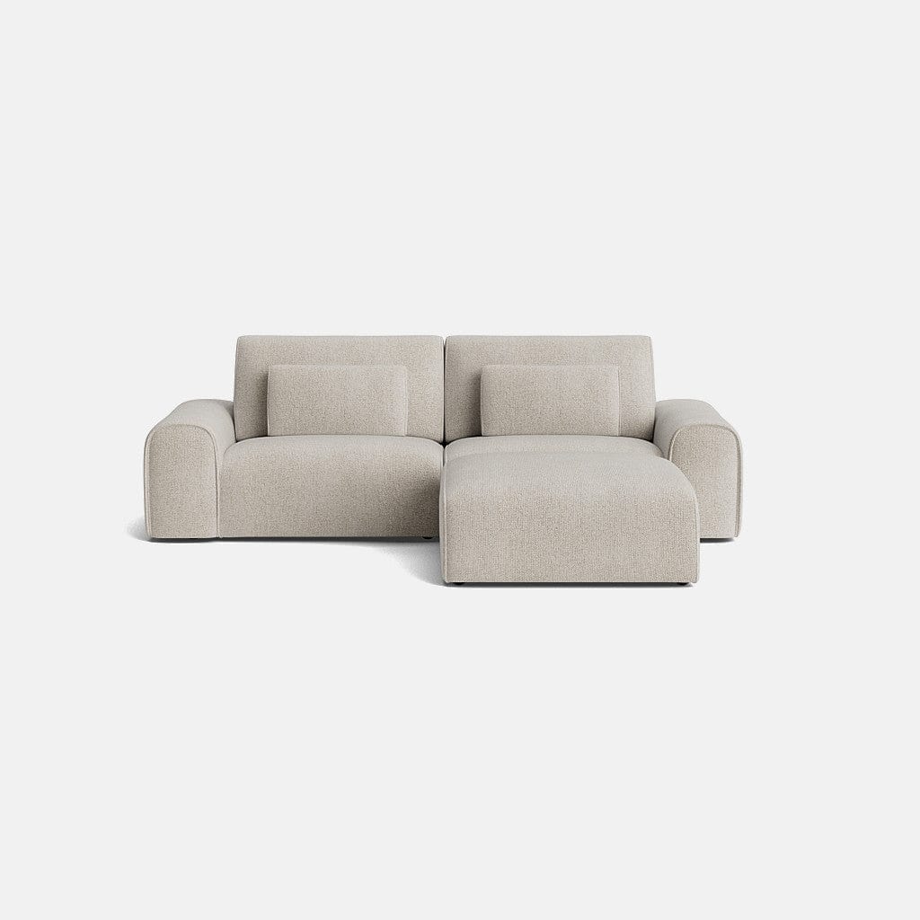 Repose-pieds d'angle gauche/droit Kate Soft Chenille Medium - Crème Dream