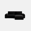 Repose-pieds d'angle gauche/droit Kate en chenille souple de taille moyenne - Stormfront