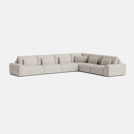 Kate Soft Chenille XL Coin gauche/droit Extrémité fermée - Crème Dream