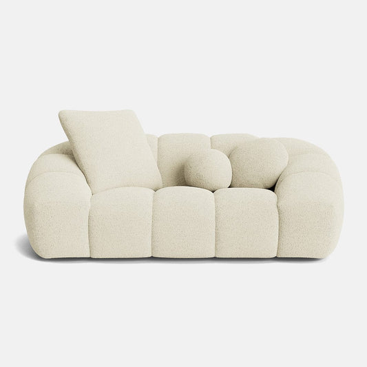 Canapé 2 places Marisa Soft Boucle - Coton frais 