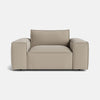 Marylebone Luxe Chenille Love Seat - Soft Truffle