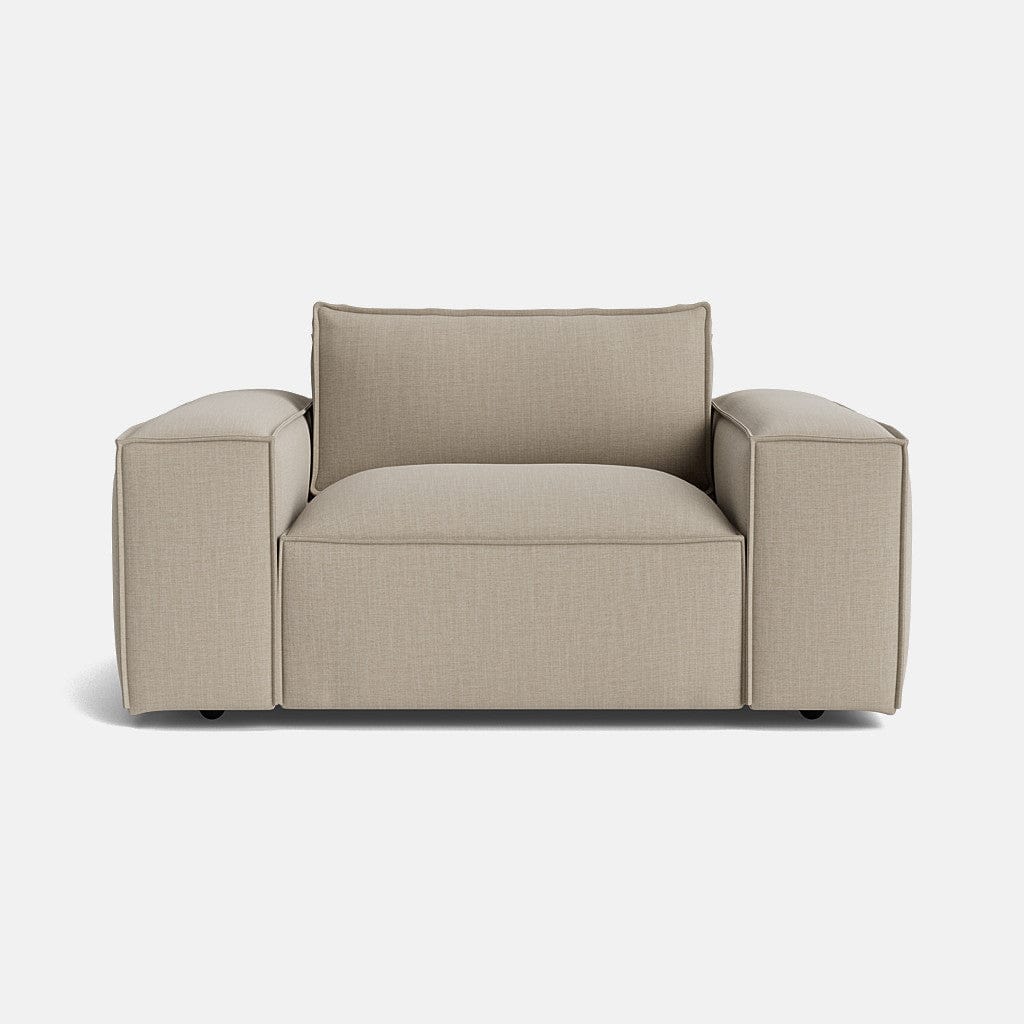 Causeuse Marylebone Luxe en chenille - Truffe douce