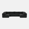 Canapé en U Marylebone Luxe Chenille XL ouvert - Midnight Sky 