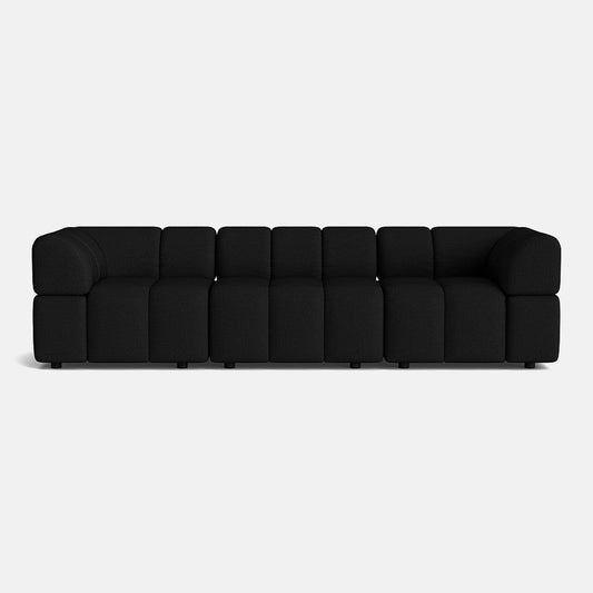 Grand canapé Nobu Soft Chenille - Nuages ​​noirs