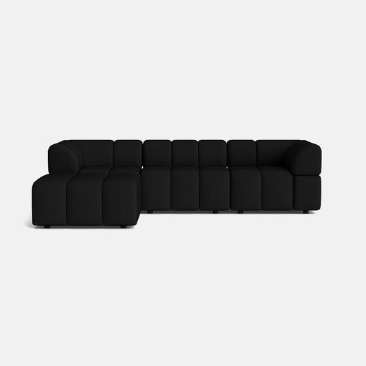Canapé gauche/droite Nobu Soft Chenille - Nuages ​​noirs