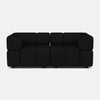 Canapé Nobu Soft Chenille Medium - Nuages ​​noirs