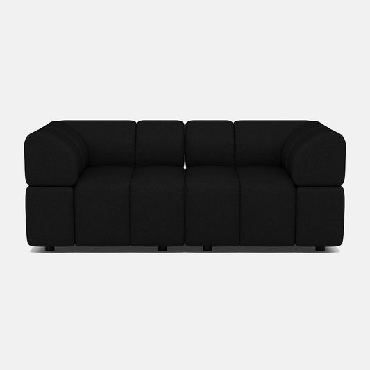 Canapé Nobu Soft Chenille Medium - Nuages ​​noirs