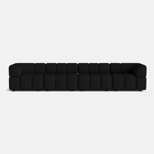 Canapé XL Nobu Soft Chenille - Nuages ​​noirs