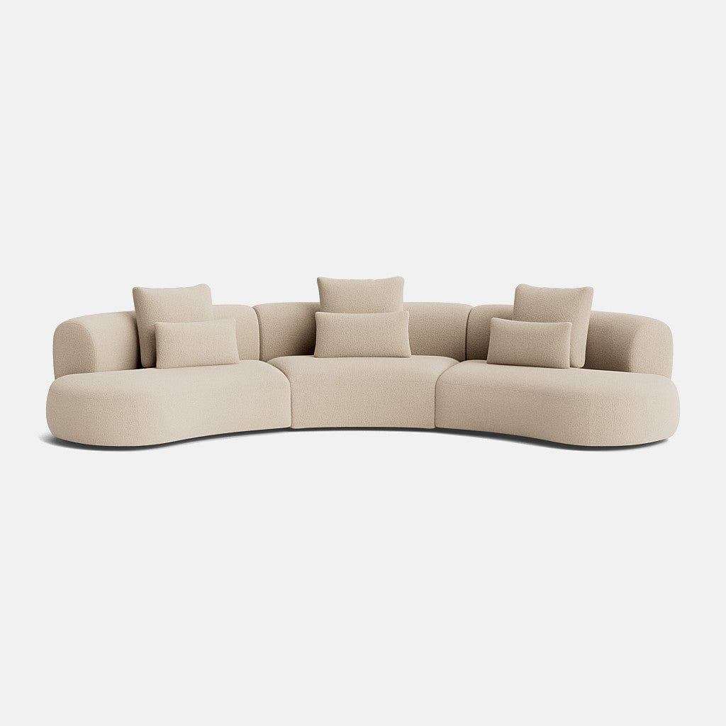 Paris Soft Boucle XL Chaise End Sofa - Afterglow