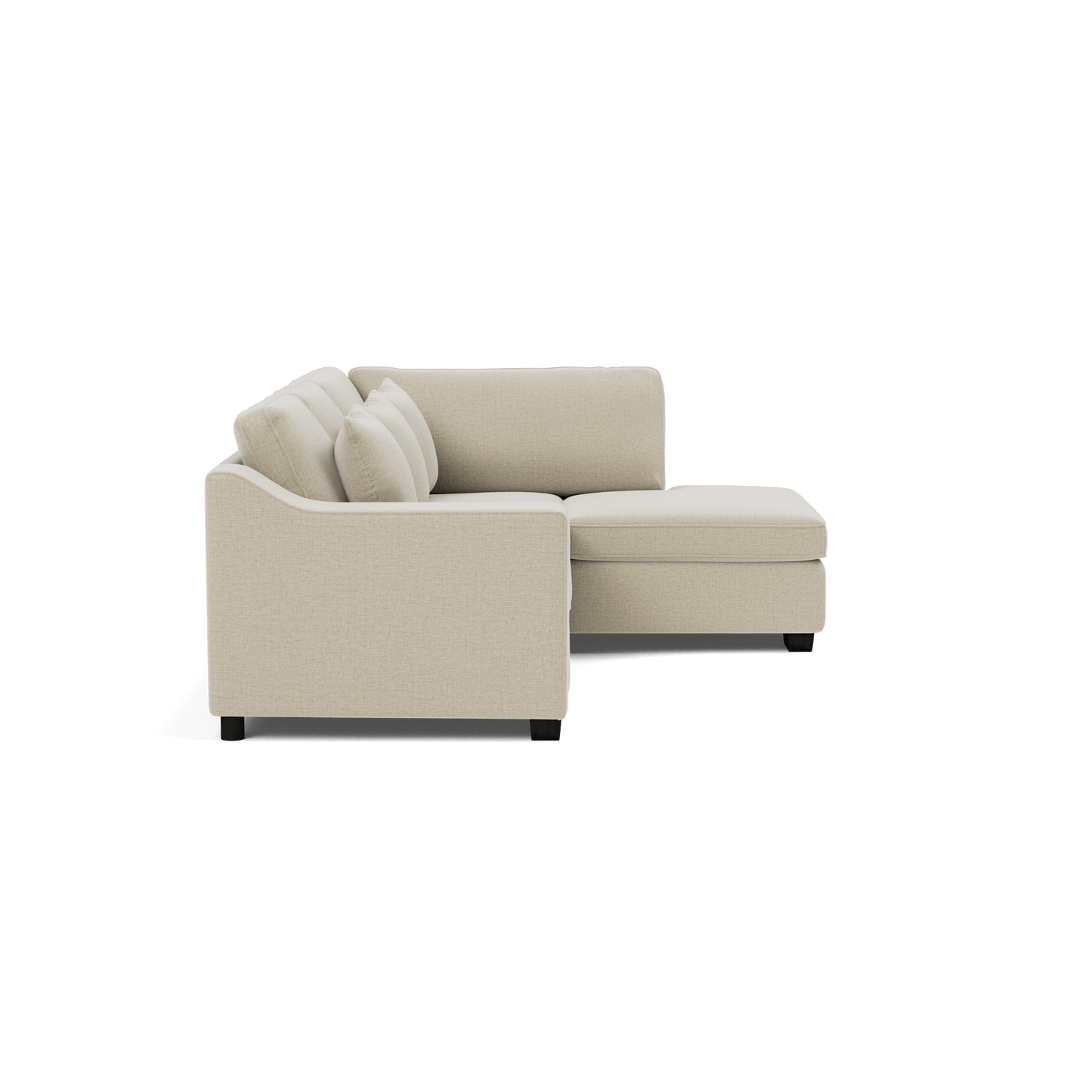 Coin droit Portobello Luxe Chenille - Grès 