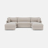 Canapé d'angle en U Primrose Luxe Chenille - Second Nature 