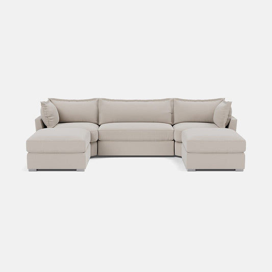 Canapé d'angle en U Primrose Luxe Chenille - Second Nature 