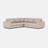 Soho Luxe Chenille Double Corner - Thé blanc 