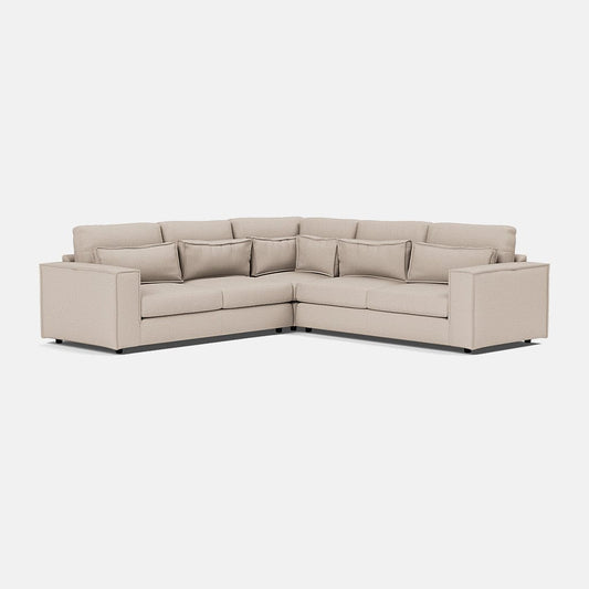 Soho Luxe Chenille Double Corner - Thé blanc 