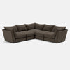 Canapé d'angle double Dreamer Luxe en chenille - Moody Mocha
