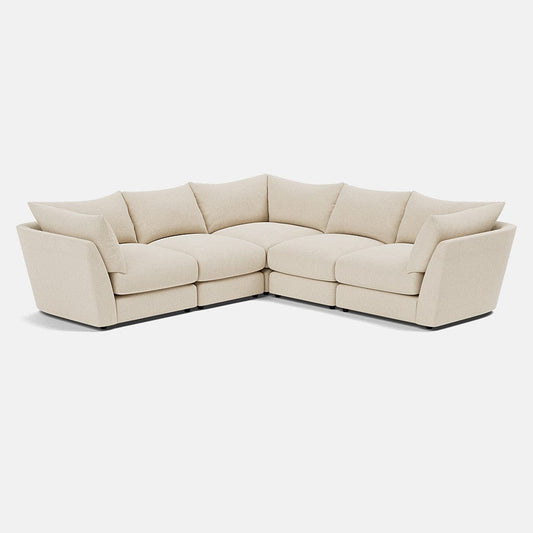 Canapé d'angle double aspect lin doux The Dreamer - Soft Dusk