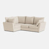 Canapé d'angle gauche Waldorf Luxe Chenille - Beige clair 