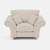 Fauteuil-canapé Windsor à dossier haut - Nacre 