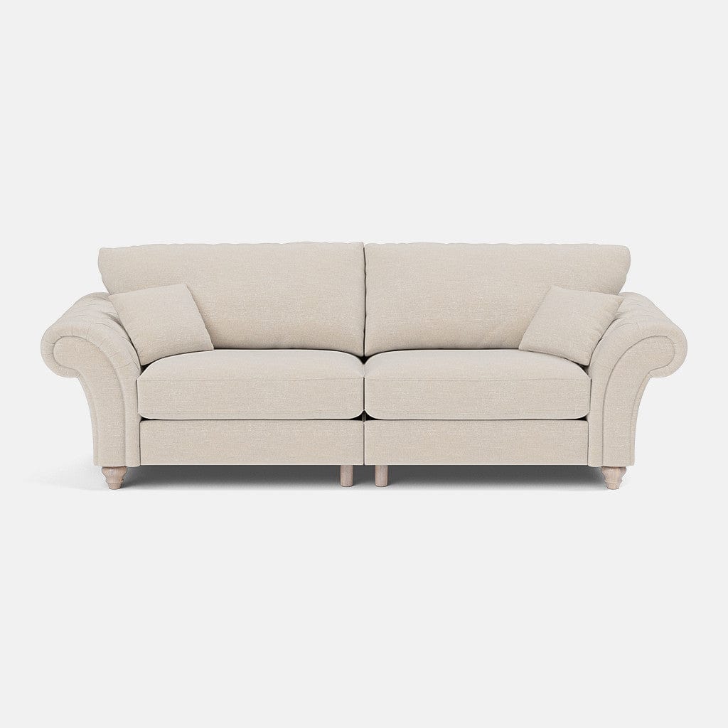Canapé 4 places Windsor Highback Luxe en chenille - Nacre 